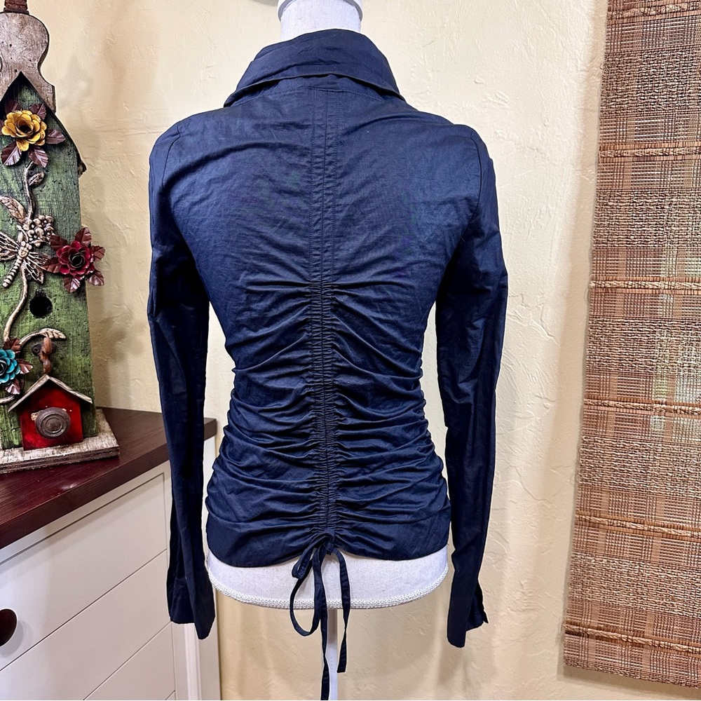 Arden B Navy Blue Blouse